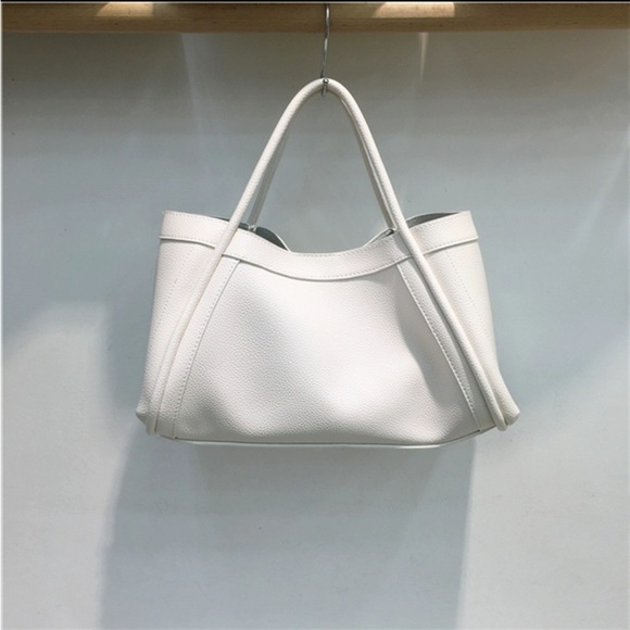 Handbags - Lychee Pattern soft leather crossbody bag 🤍